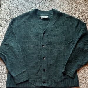 Abercrombie & Fitch Dark Green Cardigan Sweater